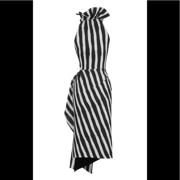 Maticevski Solar Black White High Neck Dress US 8 - Picture 6 of 6